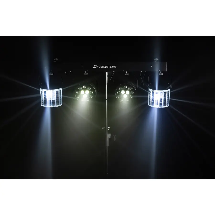 JB Systems Usb Partyset Lyspakke 2 x LED par, 2 x Effekter, Stativ og bag 