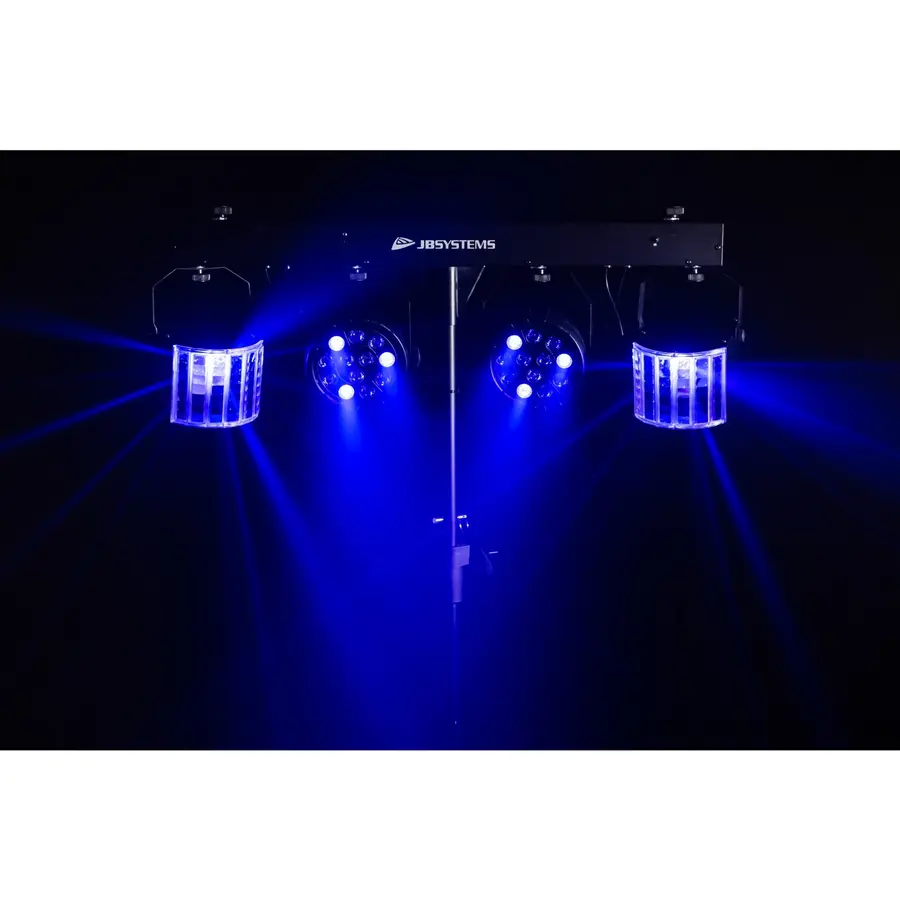 JB Systems Usb Partyset Lyspakke 2 x LED par, 2 x Effekter, Stativ og bag 