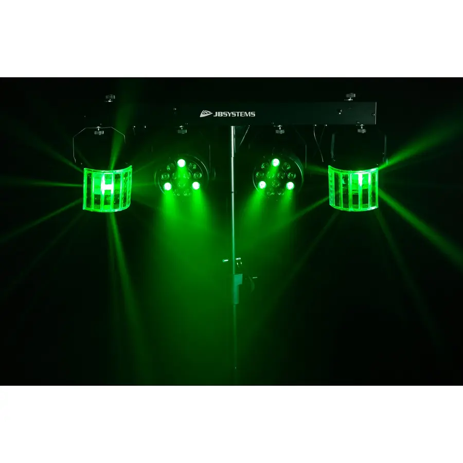 JB Systems Usb Partyset Lyspakke 2 x LED par, 2 x Effekter, Stativ og bag 