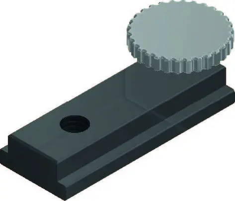 LUCENTI BW-M0 mont.brakett M6 ink. skrue For BW-100/BW-50. IP66 