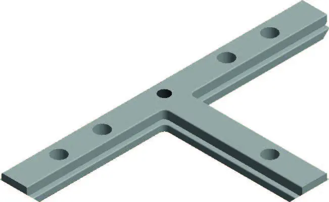 LUCENTI BW-M4 skjøtestykke 3 veis T-form For BW-100/BW-50. IP66 