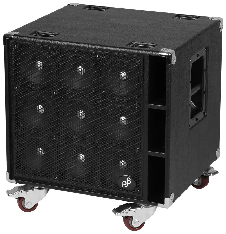 Phil Jones Bass C9 - Compact 9 Basskabinett, 9x5", 900 Watt - Sort 