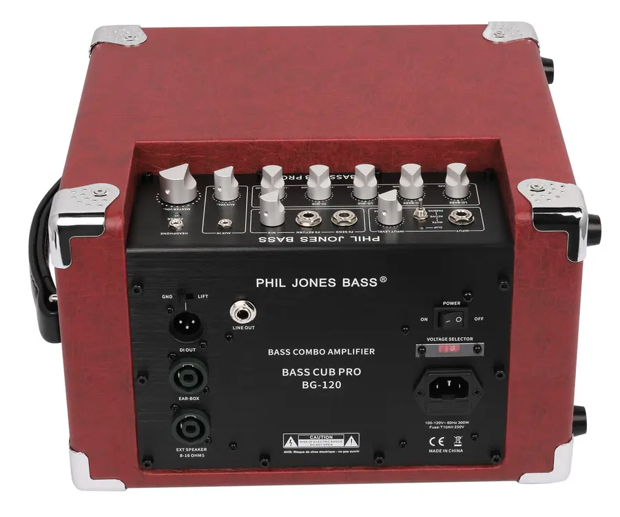 Phil Jones Bass BG-120 Bass Cub Pro Bass Combo, 120 Watt - Rød 