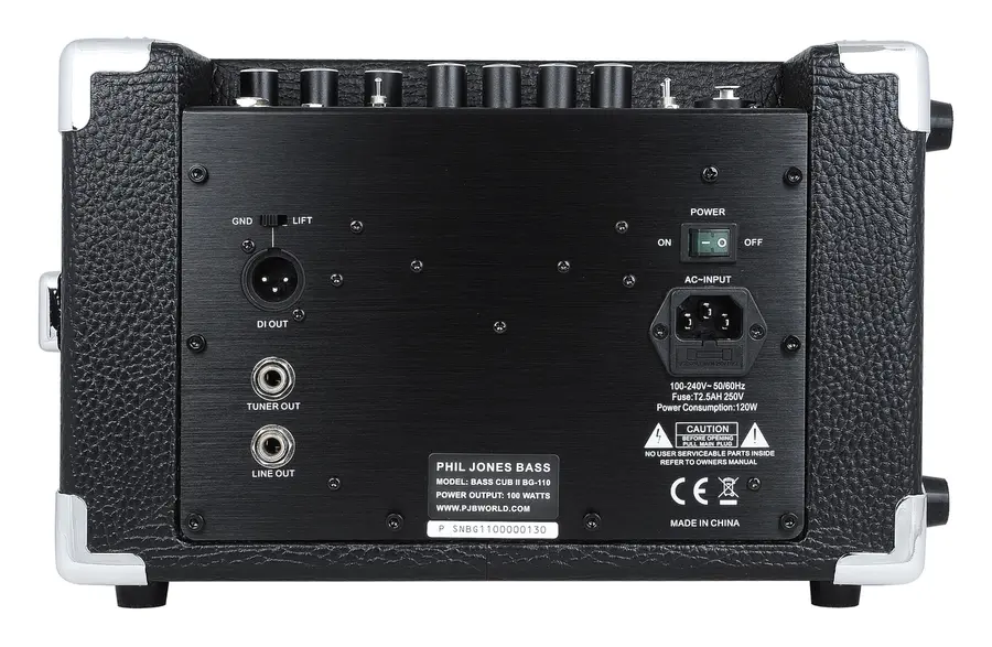 Phil Jones Bass BG-110 Bass Cub II Bass Combo, 110 Watt - sort 
