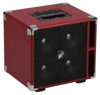 Phil Jones Bass C4 - Compact 4 Basskabinett, 4x5", 400 Watt - Rød