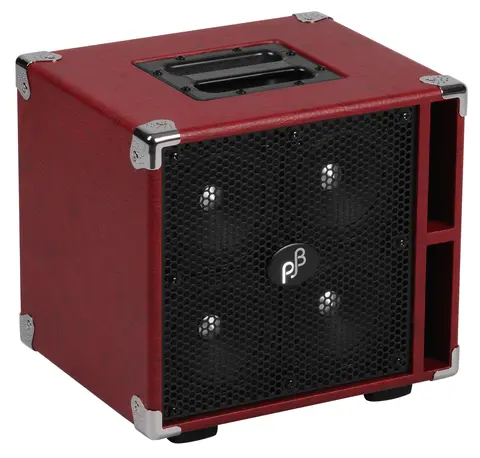 Phil Jones Bass C4 - Compact 4 Basskabinett, 4x5", 400 Watt - Rød