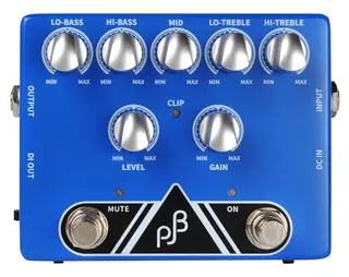 Phil Jones Bass PE-5 Pedal Bass Preamp/5-Band EQ/Direct Box/Boost