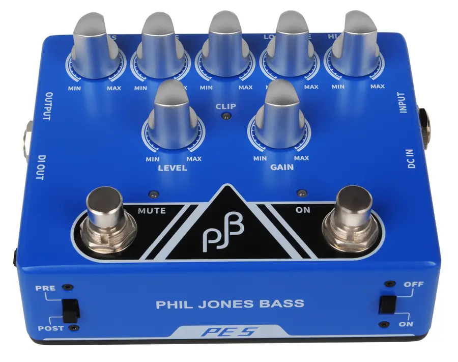 Phil Jones Bass PE-5 Pedal Bass Preamp/5-Band EQ/Direct Box/Boost 