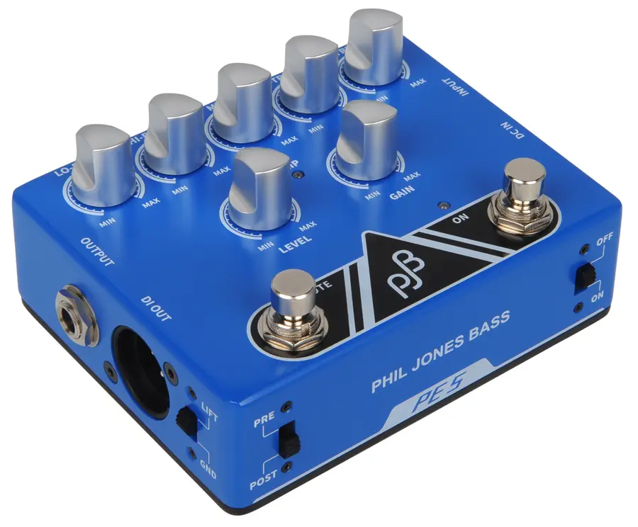 Phil Jones Bass PE-5 Pedal Bass Preamp/5-Band EQ/Direct Box/Boost 