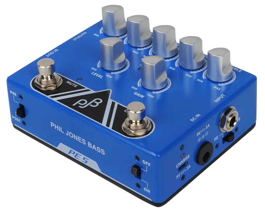 Phil Jones Bass PE-5 Pedal Bass Preamp/5-Band EQ/Direct Box/Boost 