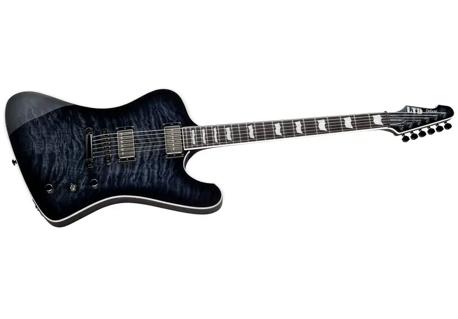 LTD Phoenix-1000 QM See Thru Black Sunburst 