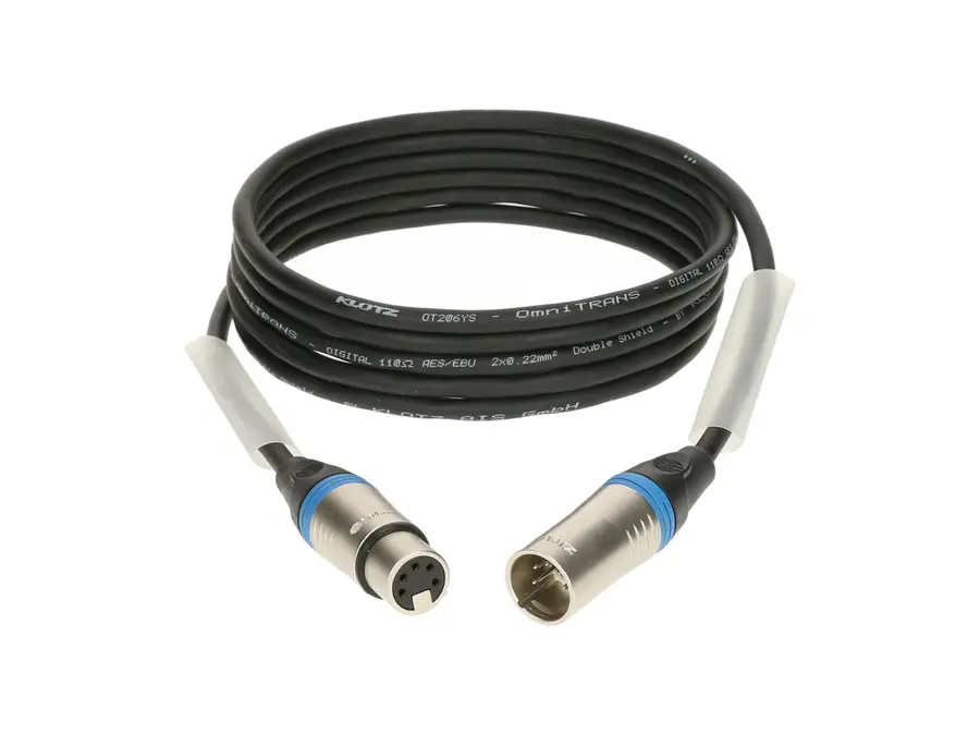 Klotz pro dmx lead LX3 bk 10m 