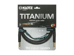 Klotz TI-PP TITANIUM supreme guitar cable straight 4,5m