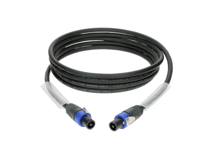Klotz SC3 SpeakON 4p F/F - plast 4 X 2.5mm2 PVC 1 m 