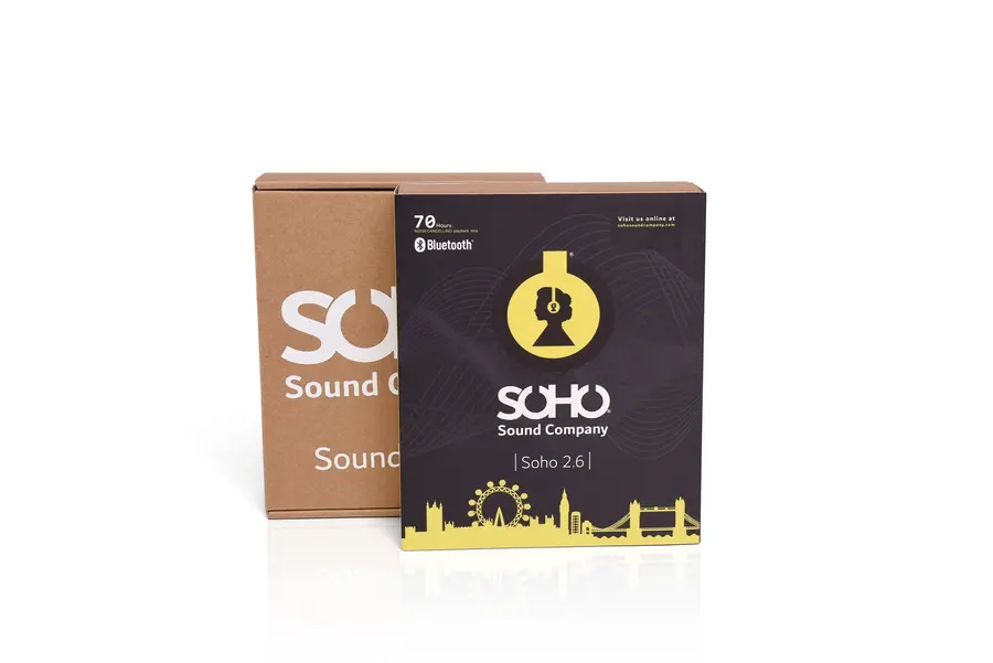 Soho 2.6 Hodetelefoner Sort, støyreduserende 