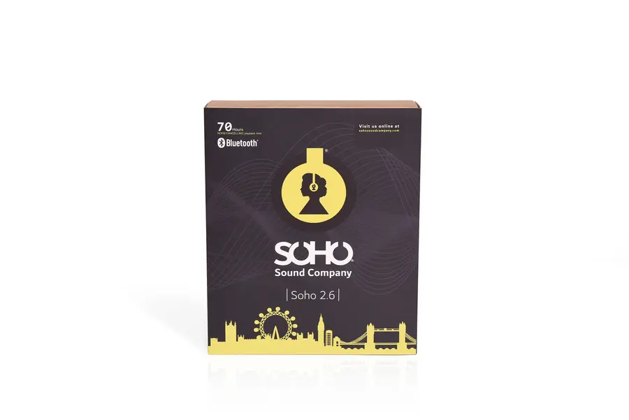 Soho 2.6 Hodetelefoner Sort, støyreduserende 
