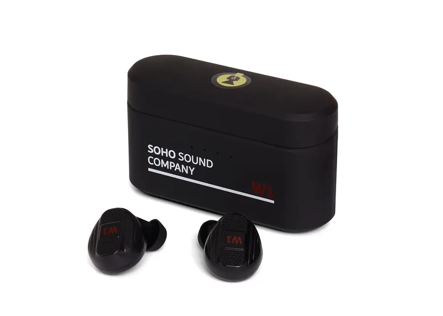 Soho W1 Trådløse øreplugger med innebygd powerbank - Bass Black 
