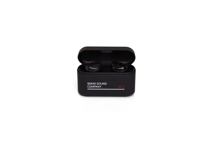 Soho W1 Trådløse øreplugger med innebygd powerbank - Bass Black 