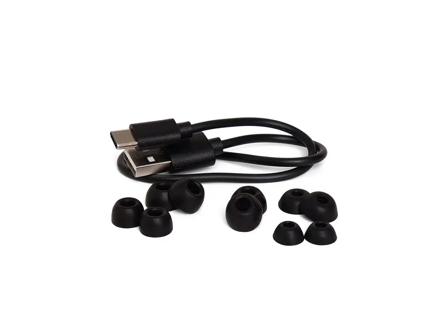 Soho W1 Trådløse øreplugger med innebygd powerbank - Bass Black 