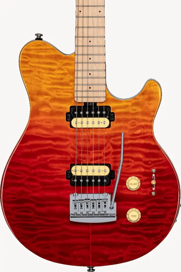 Sterling by Music Man Axis AX3QM Spectrum Red 