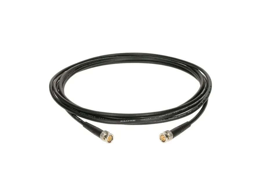 Klotz UHD/4K Plug D&H BNCProM/ProM Black Sleeve Cable 2m 