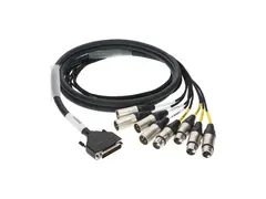 Klotz Loom AES/EBU 8ch 25 Dsub-4x XLRM-XLRF 5 m, Tascam