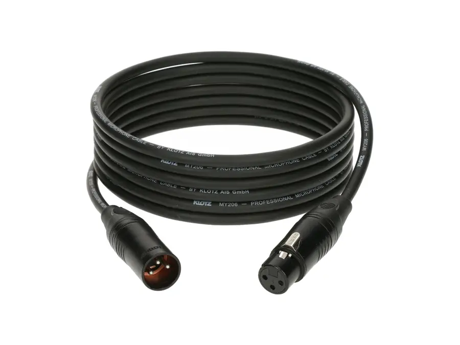Klotz M1 professional microphone cable Sort Klotz XLR 5m 