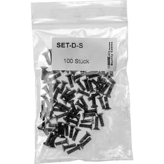 Klotz skruer til Neutrik D Hus M3 x 10 mm 100stk
