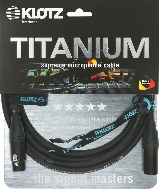 Klotz TI-M TITANIUM supreme StarQuad mic cable 15m 