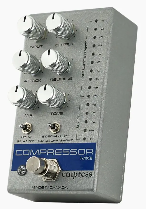 Empress Effects Compressor Mk II Silver 