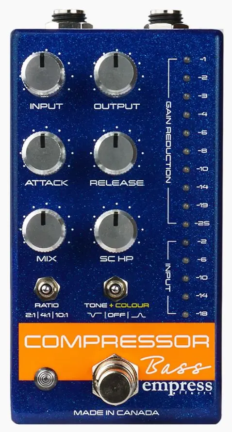Empress Effects Compressor Bass Blue 