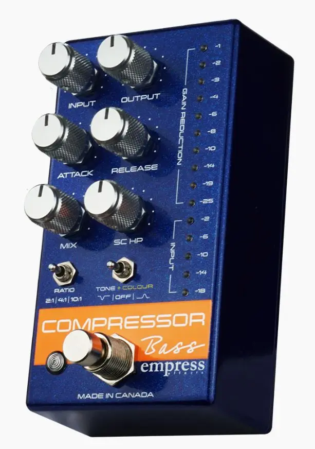 Empress Effects Compressor Bass Blue 