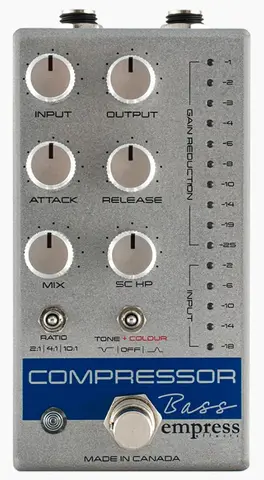Empress Effects Compressor Bass Silver
