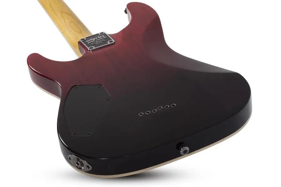 Schecter Omen Extreme-6 Blood Burst Black/Red Fade 