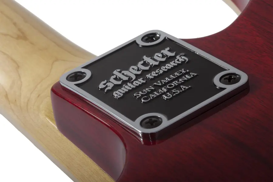 Schecter Omen Extreme-6 Blood Burst Black/Red Fade 