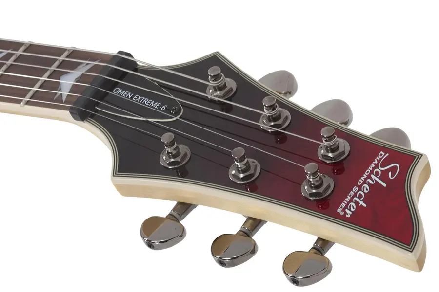 Schecter Omen Extreme-6 Blood Burst Black/Red Fade 