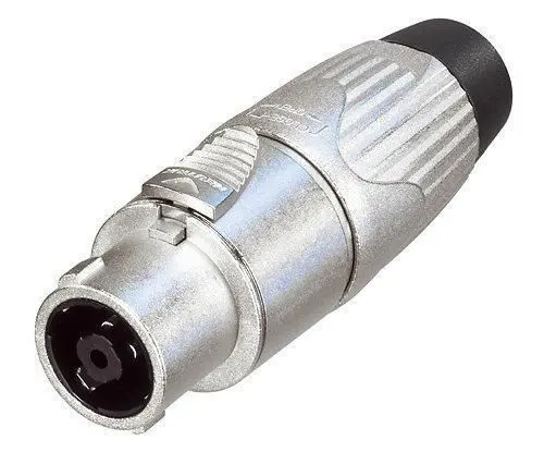 Neutrik NLT8FXX Speakon plugg 8P Hun Nikkel låsbar 