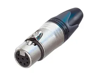 Neutrik NC7FXX XLR plugg 7P Hun Nikkel