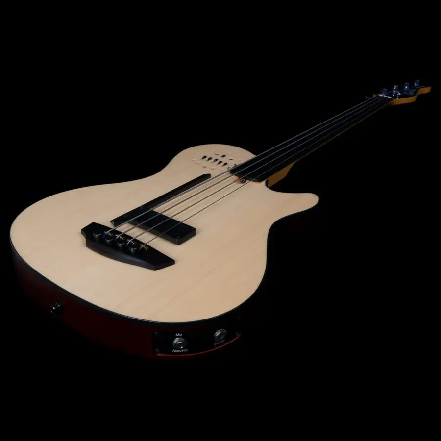 Godin A4 Natural Fretless A/E Bass 