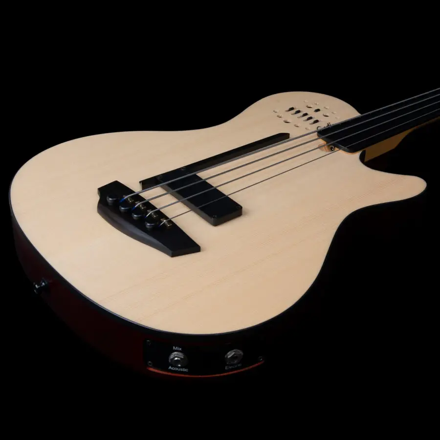 Godin A4 Natural Fretless A/E Bass 