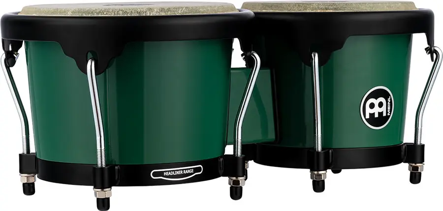 Meinl Bongo, Journey Series ABS 6½ + 7½, Forest Green, HB50FG 