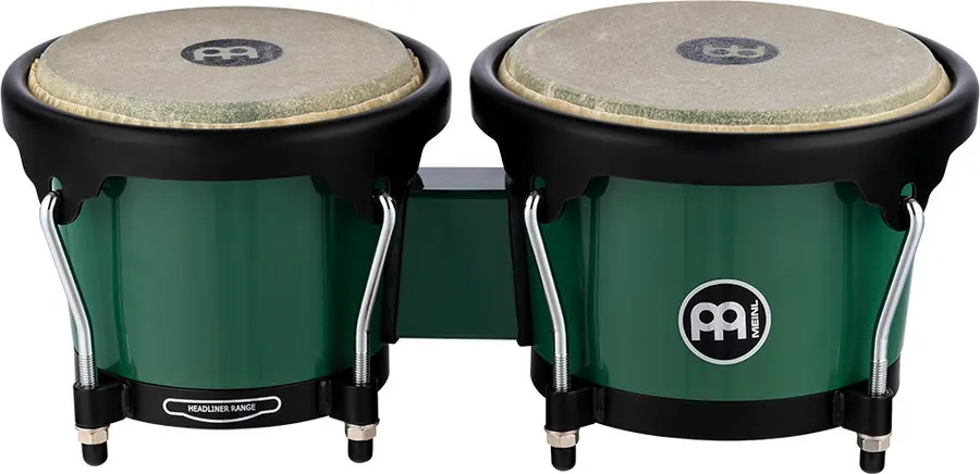 Meinl Bongo, Journey Series ABS 6½ + 7½, Forest Green, HB50FG 