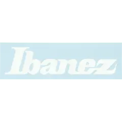 Ibanez ILS1-WH Logo Klistermerke Hvit, 230x56 mm