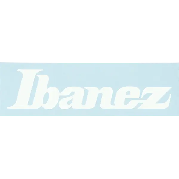 Ibanez ILS1-WH Logo Klistermerke Hvit, 230x56 mm 