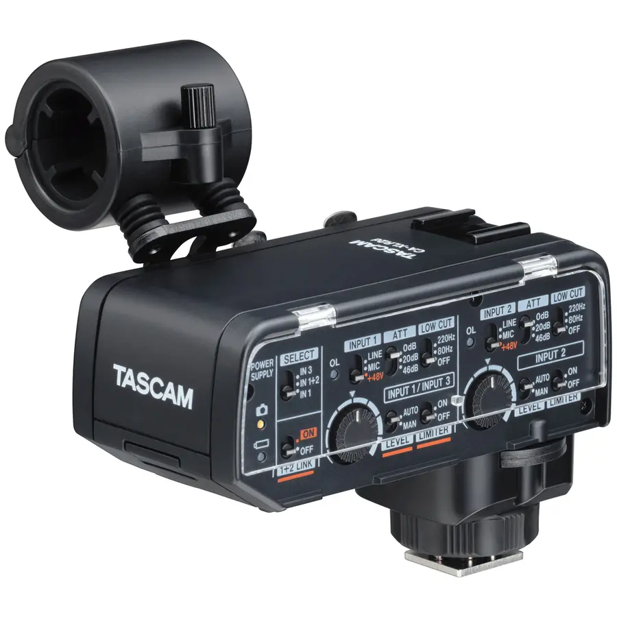 Tascam CA-XLR2D-F Mikrofonadapter til kamera, Fujifilm 