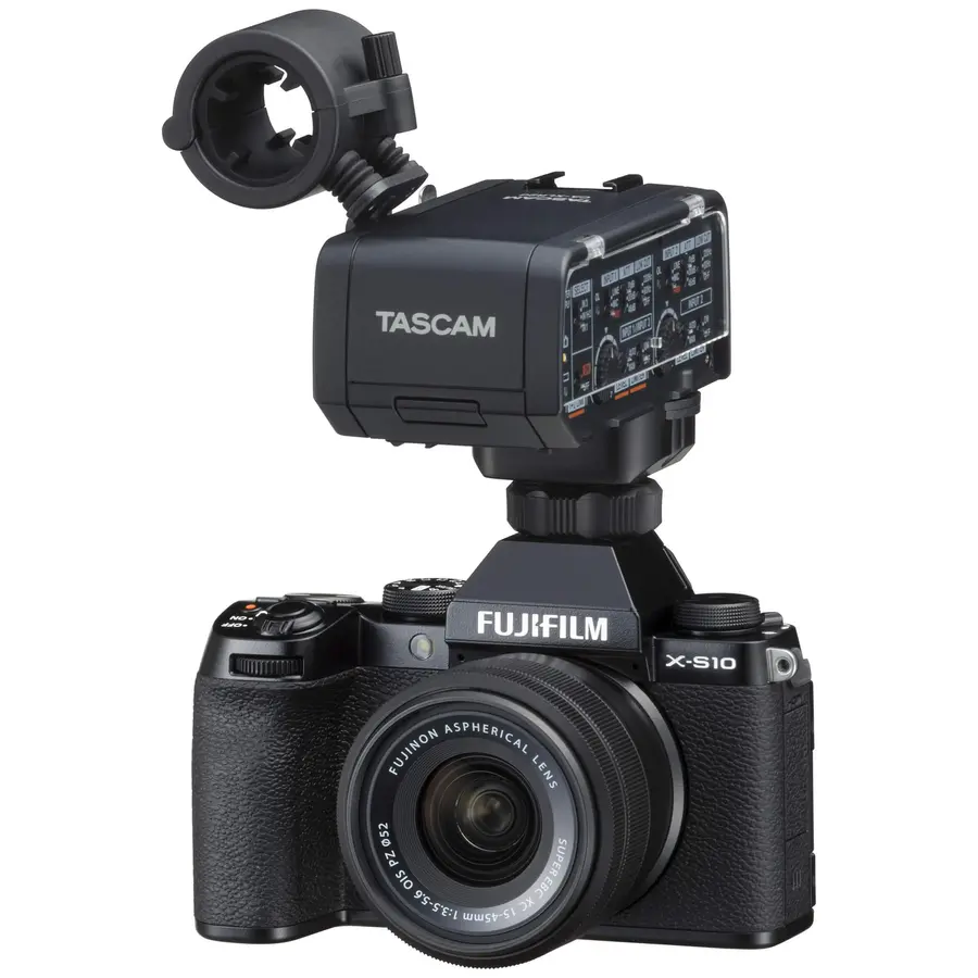 Tascam CA-XLR2D-F Mikrofonadapter til kamera, Fujifilm 