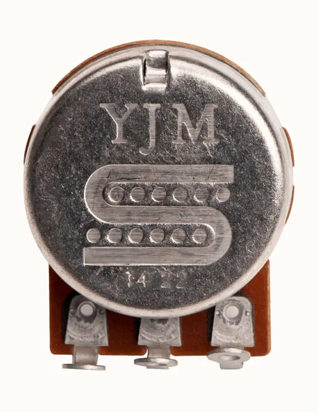 Seymour Duncan YJM-250 250K Pot YJM logo 