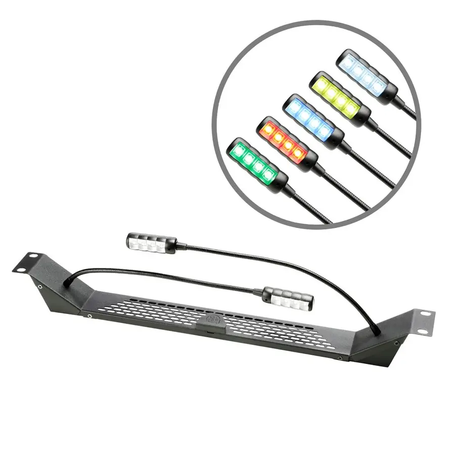 Adam Hall 19" Parts 87463 ULTRA C Dual RGB and White COB LED Rack Light 