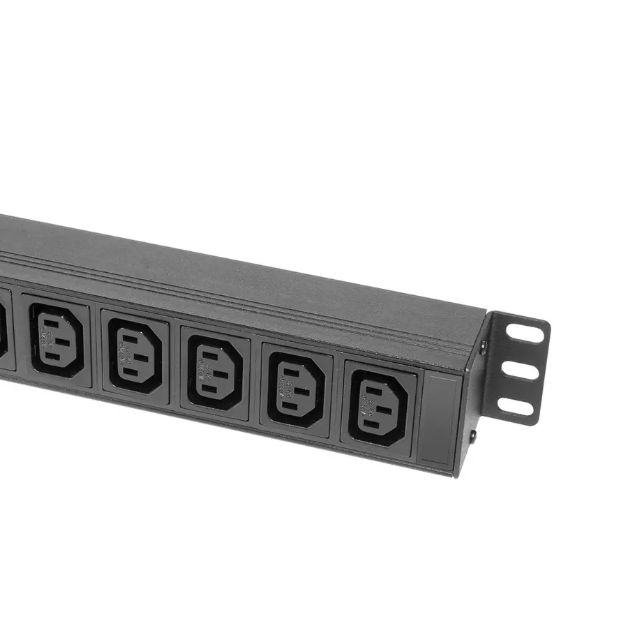 Adam Hall 19" Parts 87471 IEC 19" 1U Power Strip with 10x IEC Connect 