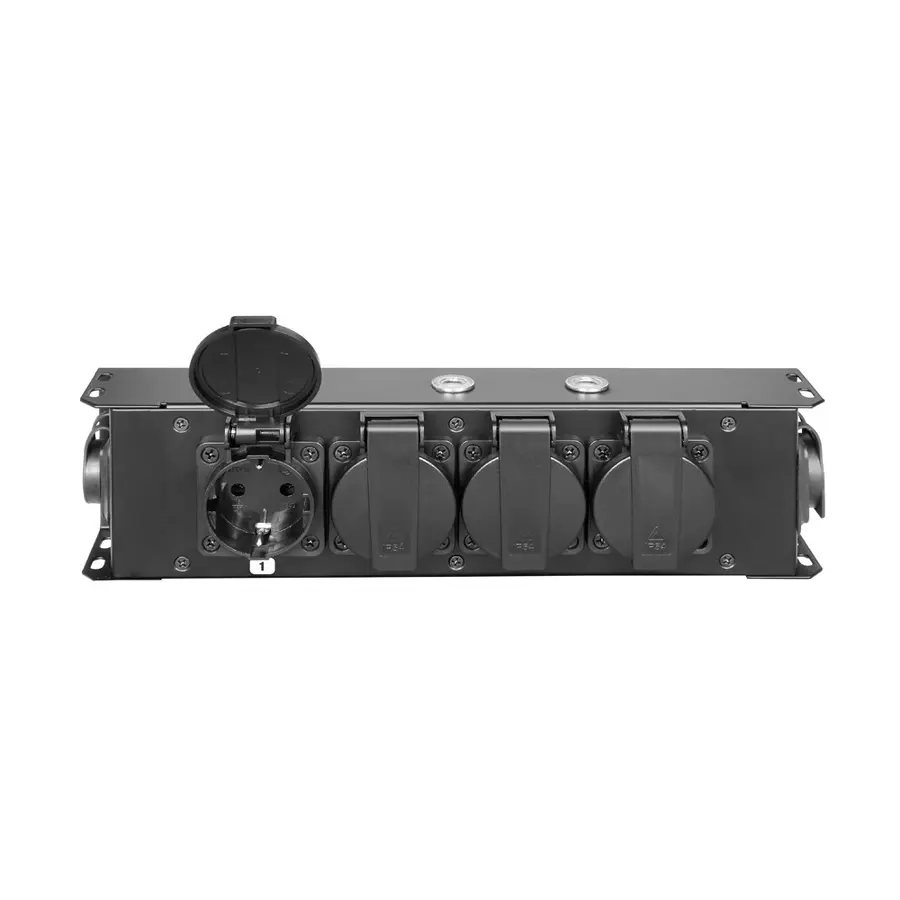 Adam Hall Accessories PRO PORT 4 T Power Strip 4x IP54 + TR1 IN/OUT 